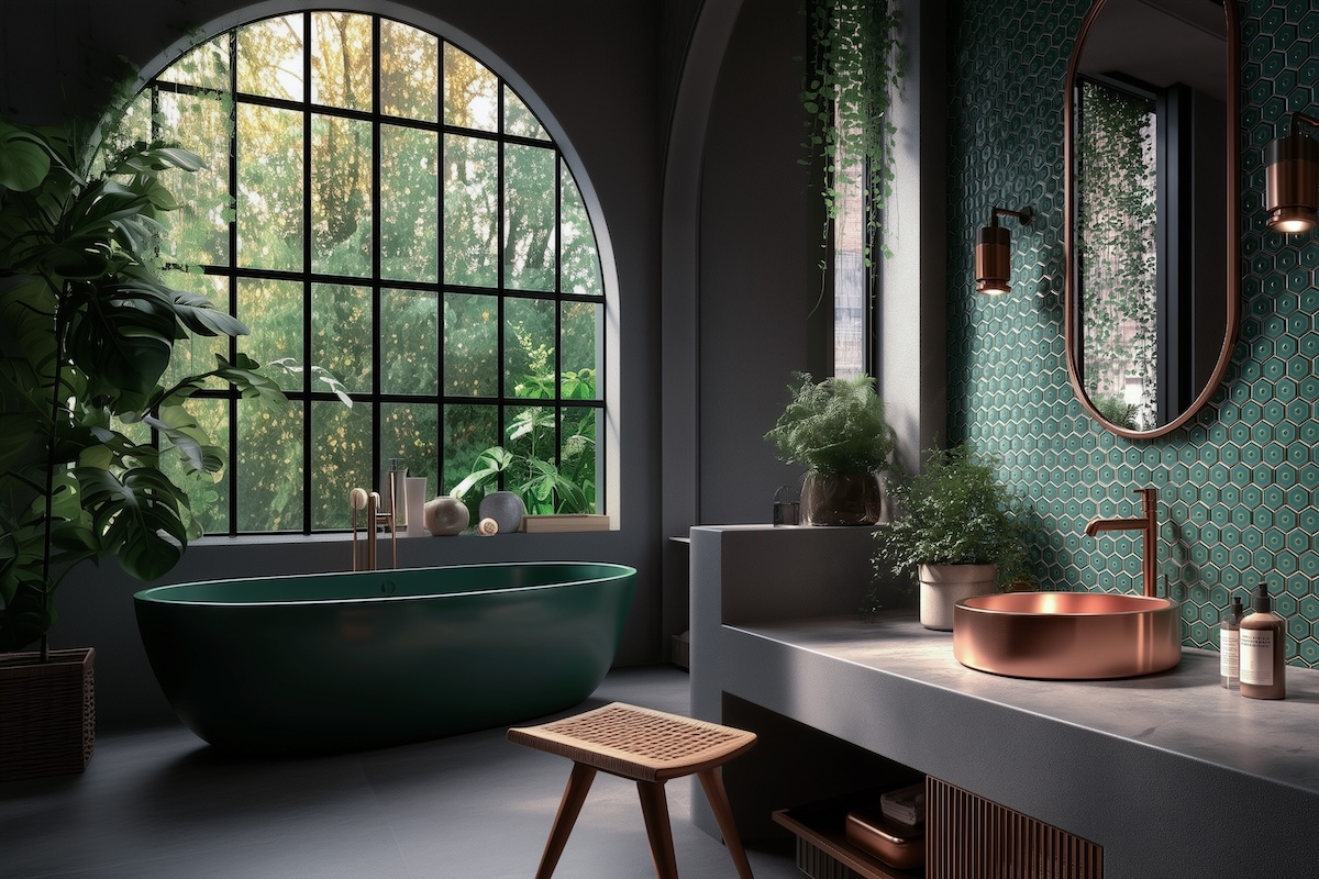 Konec neutrálních interiérů? Barevné mozaiky jsou trendem roku 2026